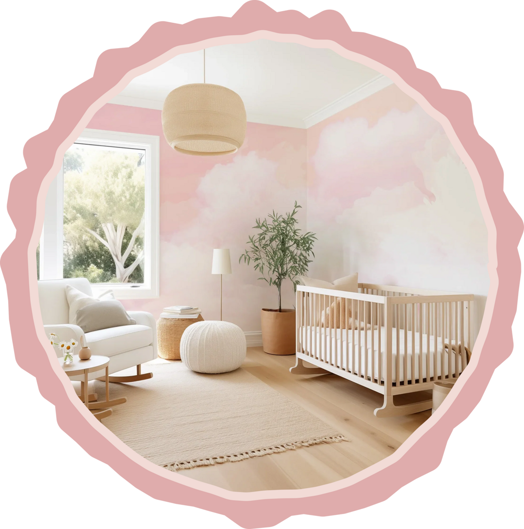 Walliepop nursery wallpaper