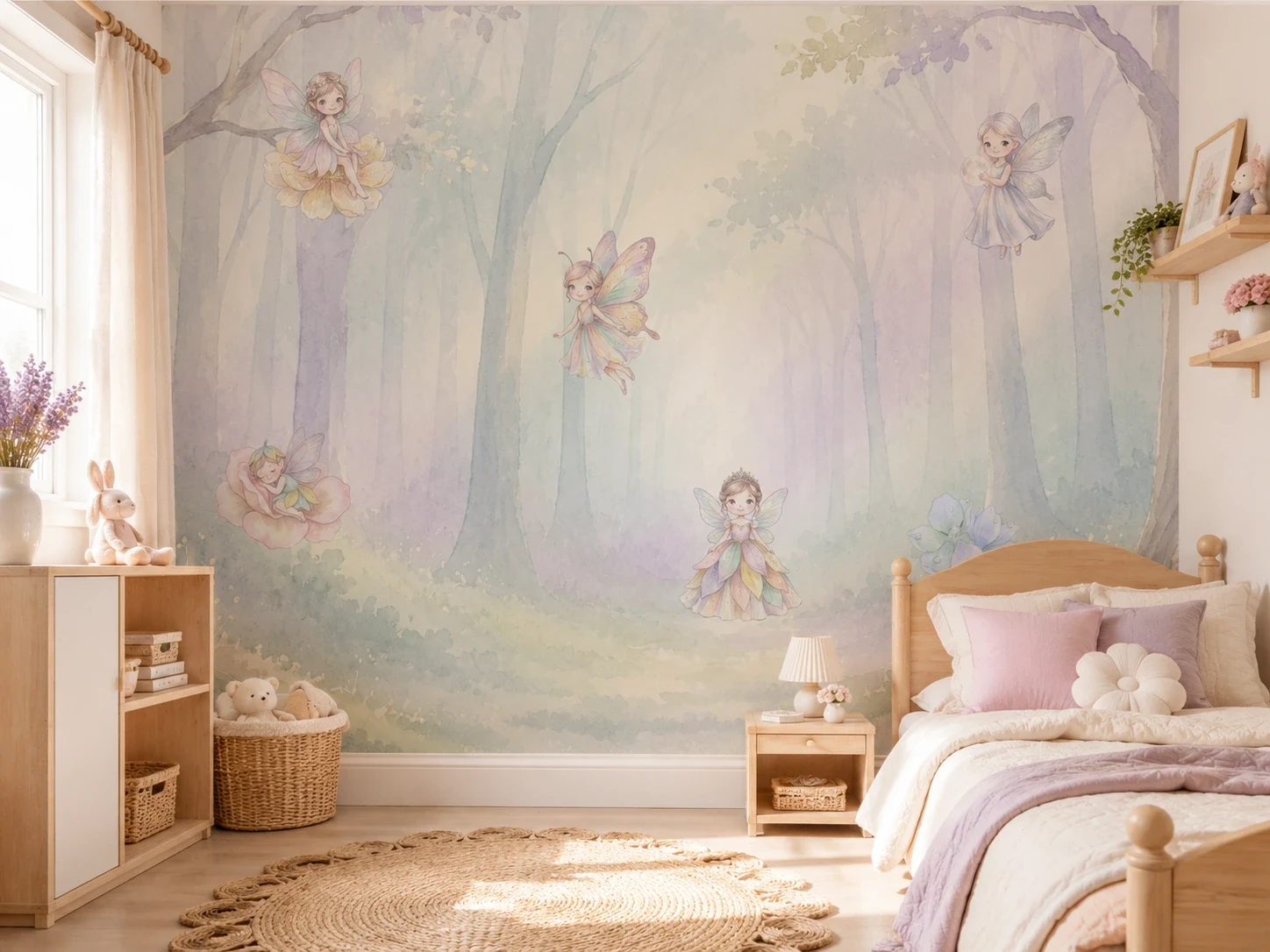 Sihirli Bahçe — Unicorn Manzarası — oda mockup